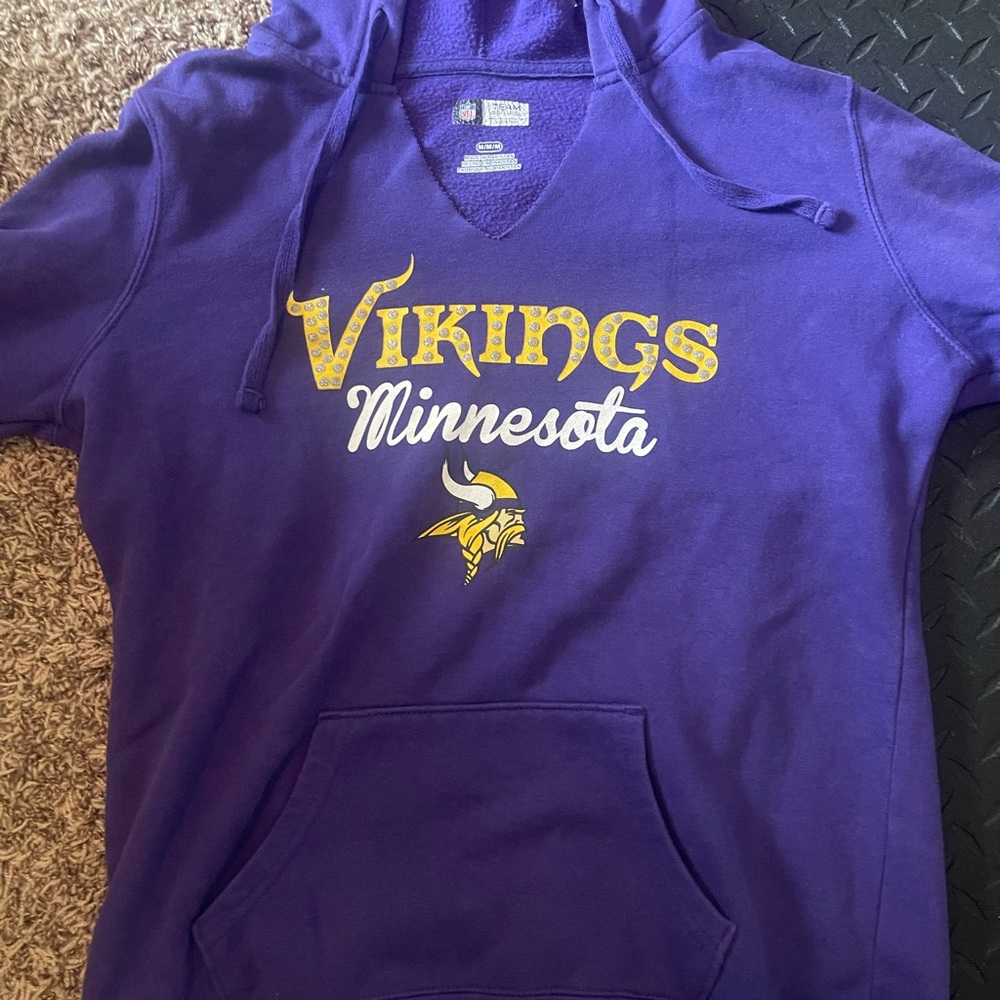 Womens M Minnesota Vikings Sweatshirt NFL